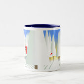 WINTER-MORGEN-TASSE ZWEIFARBIGE TASSE (Mittel)