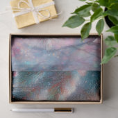 Winter morgens Kardinal im Tannenbaum Seidenpapier (Geschenk)