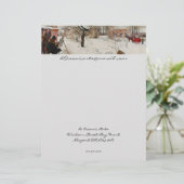 Winter Motif Åsögatan Briefkopf (Stehend Vorderseite)