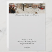 Winter Motif Åsögatan Briefkopf (Vorne/Hinten)