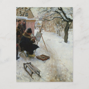 Winter Motif Åsögatan Postkarte