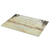 Winter Mountain Bibel Bibel Bibel Cutting Board Schneidebrett (Ecke)