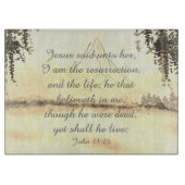 Winter Mountain Bibel Bibel Bibel Cutting Board Schneidebrett (Vorderseite)