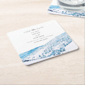 Winter Mountain Paper Untersetzer Save the Date (angewinkelt)