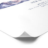 Winter Mountain Sunset Signature Drinks unterzeich Poster (Ecke)