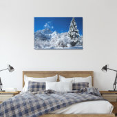 Winter Mountain Wonderland Leinwanddruck (Insitu (Schlafzimmer))