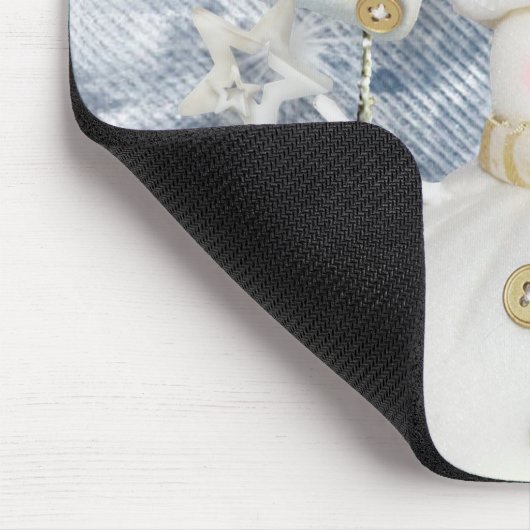 Winter Mouse pad/Snowman Mousepad (Ecke)