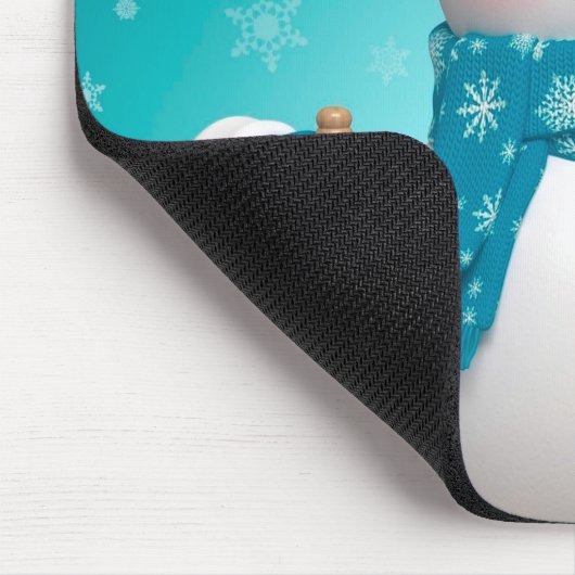 Winter Mouse pad/Snowman Mousepad (Ecke)