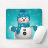 Winter Mouse pad/Snowman Mousepad (Mit Mouse)