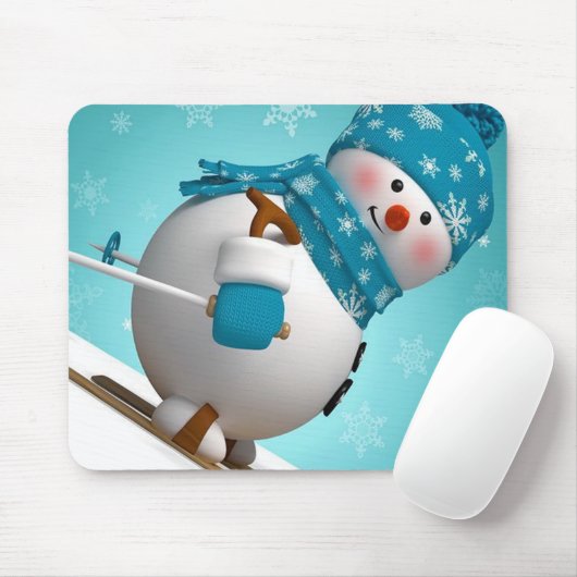 Winter Mouse pad/Snowman Mousepad (Mit Mouse)