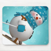 Winter Mouse pad/Snowman Mousepad (Vorne)