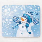 Winter Mouse pad/Snowman Mousepad (Vorne)