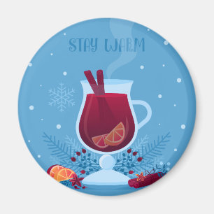 Winter Mulled Wine Magnet