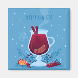 Winter Mulled Wine Magnet