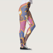 Winter Mulled Wine: Mixed Media Leggings (Rechts)