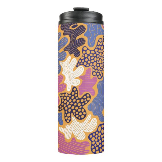 Winter Mulled Wine: Mixed Media Thermosbecher (Vorderseite)
