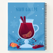 Winter Mulled Wine Notizblock (Rückseite)