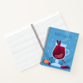 Winter Mulled Wine Notizblock (Innenseite)