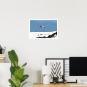 Winter Mustang P51D Poster (Heimbüro)