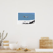 Winter Mustang P51D Poster (Küche)