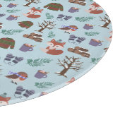 Winter Muster Cutting Board Schneidebrett (Ecke)