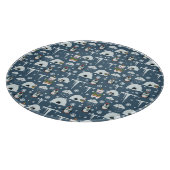 Winter Muster Cutting Board Schneidebrett (Ecke)