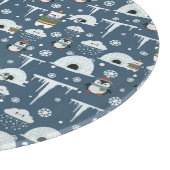 Winter Muster Cutting Board Schneidebrett (Ecke)