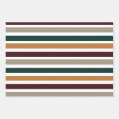 Winter Muster Wrapping Paper Flat Sheet Set 3 Geschenkpapier Set (Vorderseite 2)