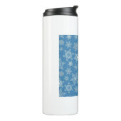 Winter-Musterdesign. Thermosbecher (Nach links gedreht)