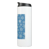 Winter-Musterdesign. Thermosbecher (Nach rechts gedreht)