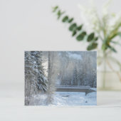 Winter nach Norden Postkarte (Stehend Vorderseite)