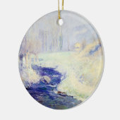 Winter (nach Typ Rose) Keramik Ornament (Links)