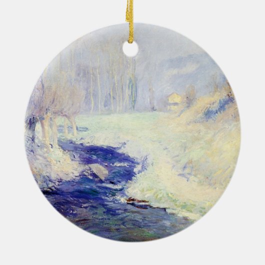 Winter (nach Typ Rose) Keramik Ornament (Hinten)