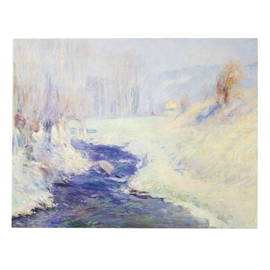 Winter (nach Typ Rose) Notizblock (Vorderseite)