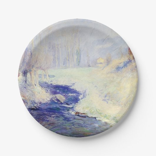 Winter (nach Typ Rose) Pappteller (Vorderseite)