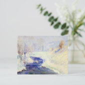 Winter (nach Typ Rose) Postkarte (Stehend Vorderseite)