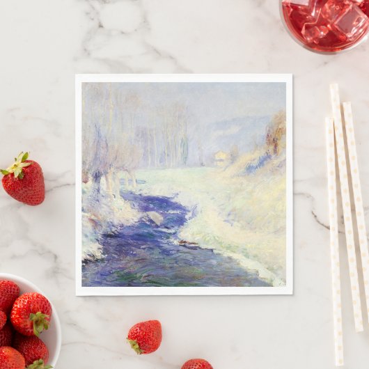 Winter (nach Typ Rose) Serviette (Beispiel)