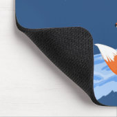 Winter-NachtFox Mousepad (Ecke)