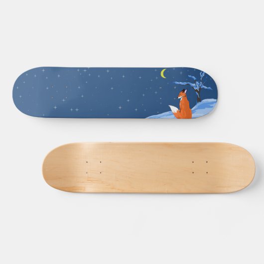 Winter-NachtFox Skateboard (Horizontal)