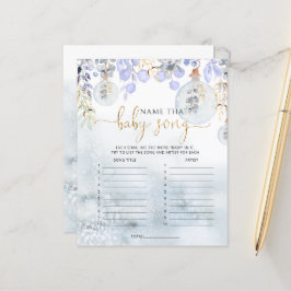 Winter Name dieses Liedes Baby Dusche Spiel