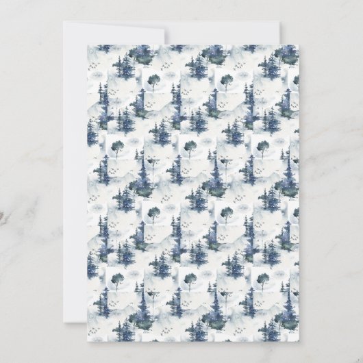 Winter New Neck of the Woods Moving Ankündigung (Rückseite)