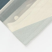 Winter New York city retro  Fleecedecke (Ecke)