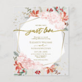 Winter Nichts Extravagant nur Liebe Hochzeitseinla (Vorderseite)