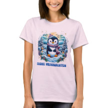 Winter Niedlich Pinguin T - Shirt