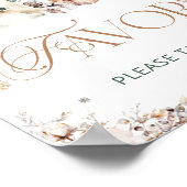 Winter Niedliche Polar Bear Baby Dusche Favoriten Poster (Ecke)