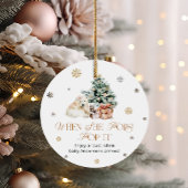 Winter Niedlicher Bären Pop, wenn sie Pop Baby Dus Geschenkanhänger