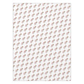 Winter Niedliches Schlittenmuster Rot Frohe Weihna Tischdecke (Vorderseite)