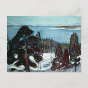 Winter Night 1900 Postkarte