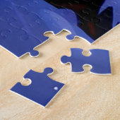 Winter Night Landscape With Snowy Mountains Puzzle (Seite)