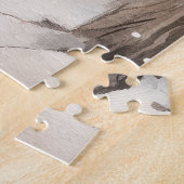 Winter Night Snow Park String Lights Puzzle (Seite)